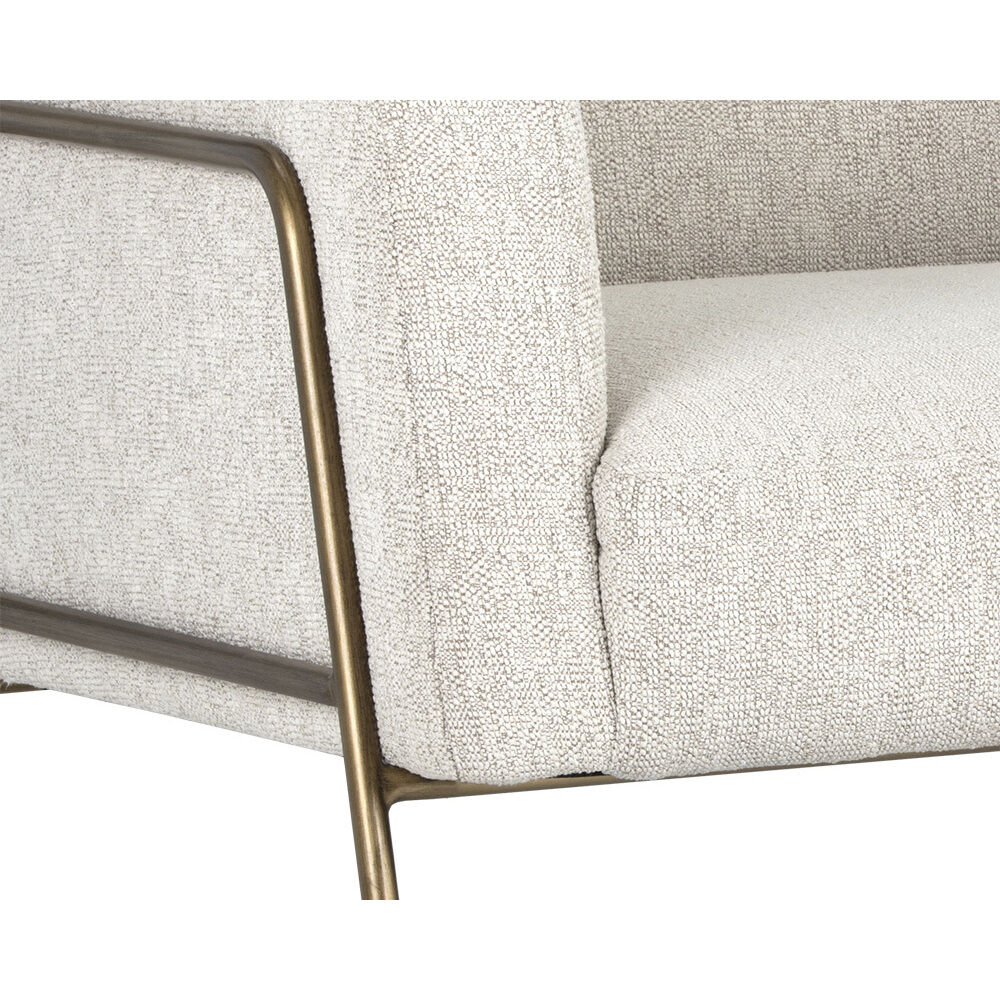 Cybil Dove Cream Lounge Chair